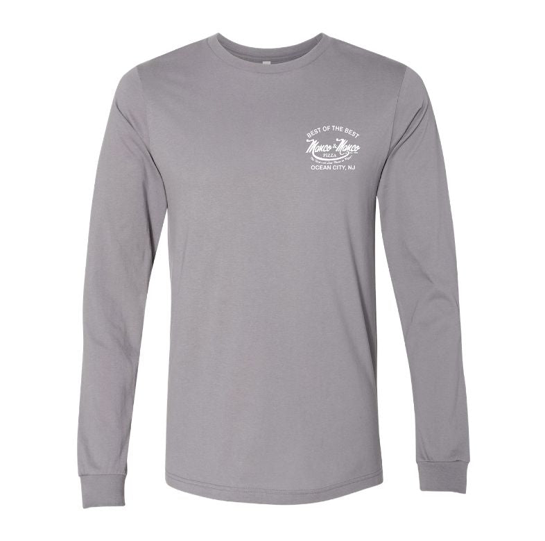 Storm Grey Long Sleeve – Manco & Manco Pizza® Gift Shop Storm Grey Long Sleeve – Manco & Manco Pizza® Gift Shop