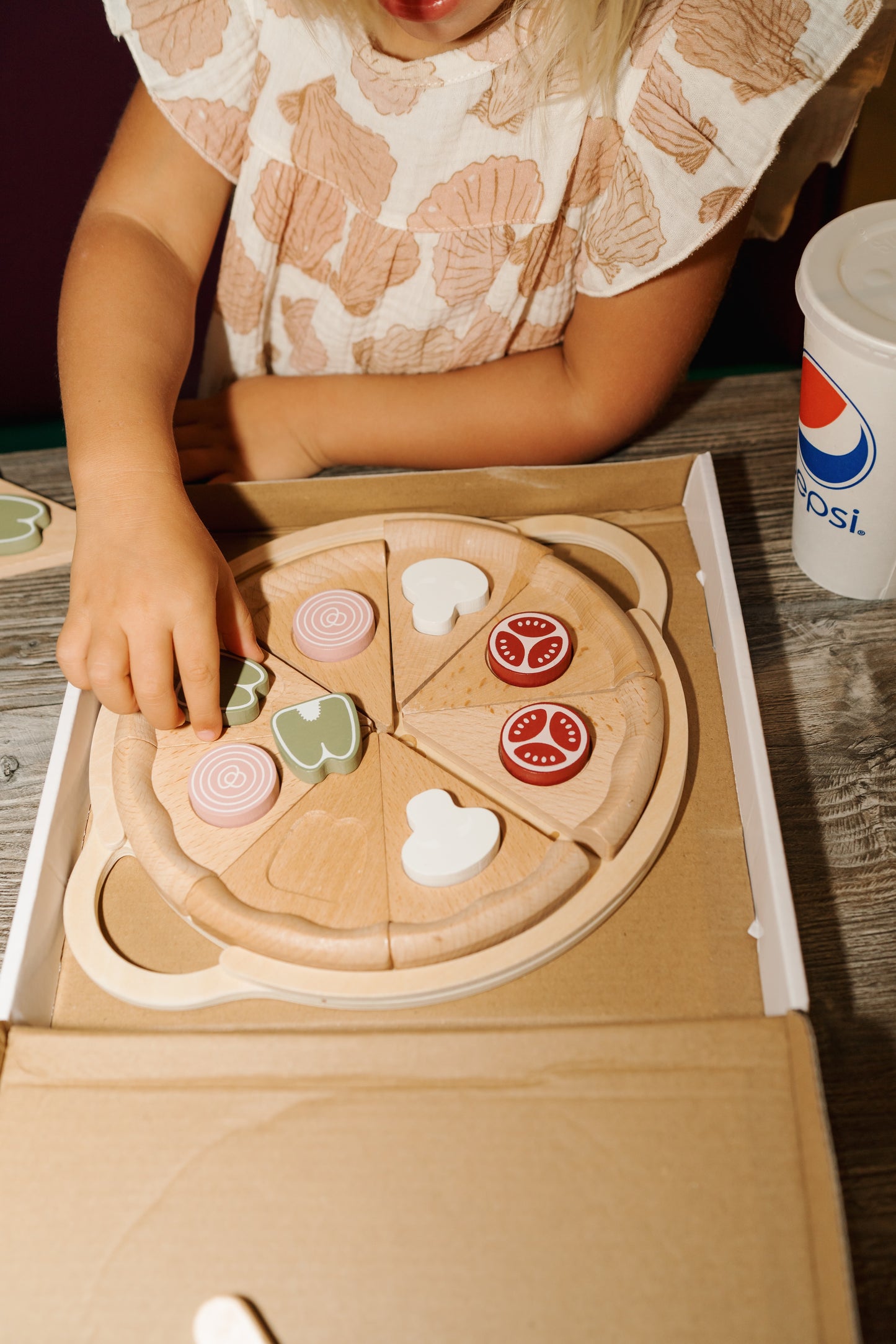 Manco & Manco Wooden Toy Pizza by Burton Baby Design